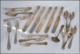 A collection of Tiffany & Co EP flatware