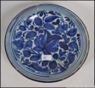 A 18th / 19th century blue and white del