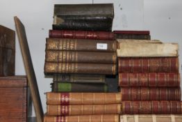 A collection of vintage and antique books to include medical etc