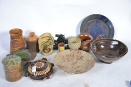 A group of 20th Century studio pottery of various designs (please see images)