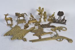 A collection of 19th Century / early 20th Century animals to include graduating geese , deer ,