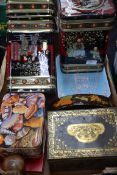 A collection of vintage tins and boxes (please see images)