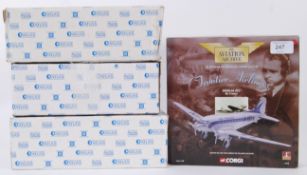 PLANES: A collection of 4x diecast model planes to include Corgi Aviation Archive 47110,