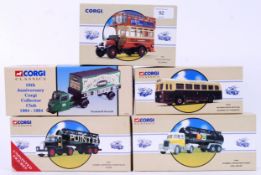CORGI CLASSICS; A good collection of 7x Corgi Classics boxed diecast models - 97367, 97840, 97810,