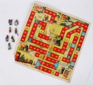 COCOCUBS; A rare original Cadbury Bros. Ltd. (Bournville) Cococubs Race Game Board, c.
