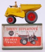 DINKY: An original Dinky Supertoys 562 diecast model Dumper Truck, within the original box.