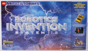 LEGO: A Lego Mindstorms Robotics Invention System 1.5 set No. 9747.