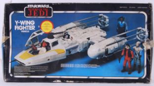 STAR WARS: An original vintage Star Wars ' Y Wing ' action figure vehicle playset,