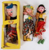 PELHAM PUPPETS: A collection of 3x vintage Pelham Puppets - the first being MacBoozle,