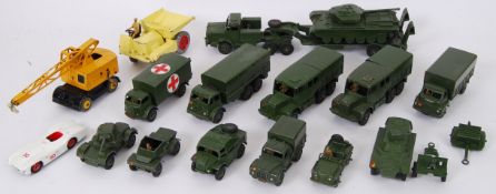 DINKY: A good collection of vintage loose Dinky diecast - mostly military related - to include;