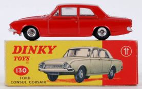 DINKY: An original vintage Dinky Toys diecast model car No. 130 ' Ford Consul Corsair '.