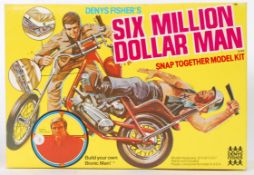 SIX MILLION DOLLAR MAN: An original retro vintage Denys Fisher Six Million Dollar Man ' Snap