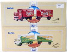 CORGI CIRCUS: Two Corgi Circus related diecast model vehicle sets to include Billy Smarts Circus