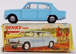 DINKY: An original vintage Dinky Toys diecast model No. 162 Triumph 1300.