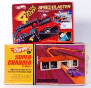 HOTWHEELS: Two vintage Mattel made Hotwheels diecast accessory sets,