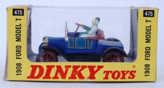 DINKY: An original vintage Dinky Toys diecast model No. 475 1908 Ford Model T.