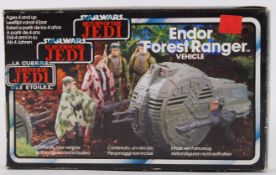 STAR WARS: An original vintage Star Wars ' Endor Forest Ranger ' vehicle.