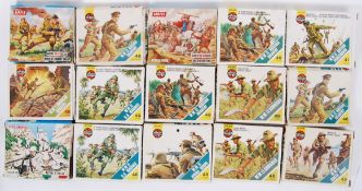 AIRFIX: A collection of 15x Airfix (1x being Atlantic) H0 / 00 gauge scale plastic model making