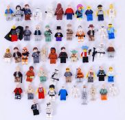 LEGO: A collection of 53x original Lego minifigures - mostly Star Wars or Indiana Jones related,