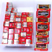 BURAGO: A large collection of 40x Burago 1:43 scale diecast model boxed cars.