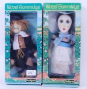 WORZEL GUMMIDGE: A pair of original vintage 1970's (1979) Worzel Gummidge Pedigree made dolls.