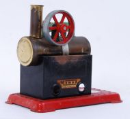 MAMOD LIVE STEAM: An original vintage Mamod Live Steam plant, consisting of a boiler and flywheel.