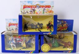 BRITAINS DEETAIL: A good collection of 3x Britains Deetail Knights boxed figure playsets.