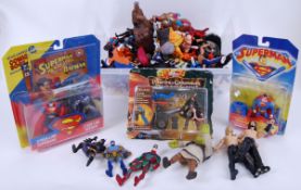 ACTION FIGURES: A collection of assorted contemporary action figures to include Shrek, Playmobil,
