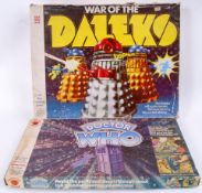 DOCTOR WHO: Two vintage Doctor Who board games,