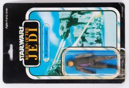 STAR WARS; An original Return of the Jedi AT-AT Commander action figure.