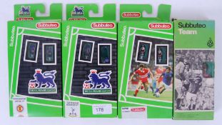 SUBBUTEO: A collection of 4x Subbuteo football teams, comprising of; 63768, Tottenham,