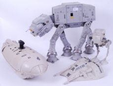 STAR WARS: A good collection of 4x vintage Star Wars playsets and vehicles to include an ATAT,