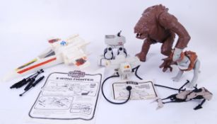 STAR WARS: A collection of original vintage loose Star Wars toys and vehicles,