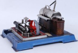 WILESCO LIVE STEAM: An original vintage believed Wilesco Live Steam plant,