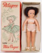 LITTLE MISS VOGUE: A rare pre-Sindy early Pedigree made ' Little Miss Vogue ' doll.
