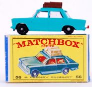 MATCHBOX LESNEY: An original vintage Matchbox Lesney No. 56 Fiat 1500.