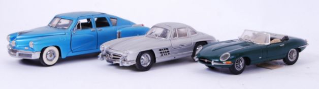 FRANKLIN MINT: A collection of 3x original Franklin Mint made 1:24 scale ' Precision Diecast '