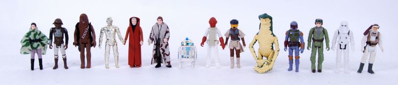 STAR WARS: A good collection of 15x original vintage Star Wars action figures to include rare Last