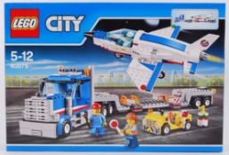 LEGO: An Lego 60079 Space Port Training Jet boxed set. Factory sealed, unopened and unused.