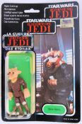 STAR WARS: An original 1983 Tri logo Star Wars LFL carded action figure of ' Ree Yees .