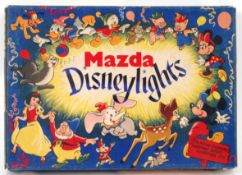 DISNEY FAIRY LIGHTS: A set of original 1950's vintage Walt Disney Mazda Fairy / Christmas lights.