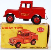 DINKY: An original vintage Dinky Toys No. 255 Mersey Tunnel Police Van. Within the original box.