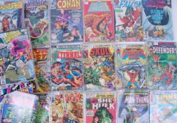 COMIC BOOKS; A fantastic collection of vintage (mostly 1970's & 1980's) Marvel & DC comic books.
