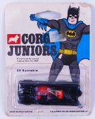 BATMAN: An original vintage Corgi Juniors No. 69 Batmobile diecast model car.