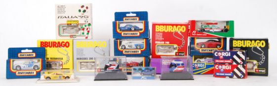 DIECAST: A collection of assorted boxed diecast models cars to include Corgi,.