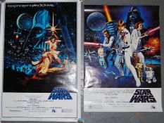 STAR WARS: An original ' 15th Anniversary ' A New Hope issued Star Wars film / movie advertising