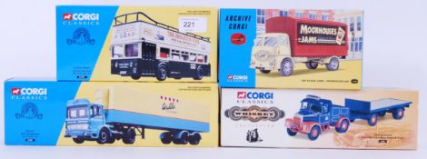 CORGI; A collection of 4x Corgi Classics boxed diecast model vehicles,