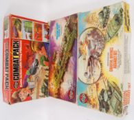 AIRFIX: A good collection of 3x vintage Airfix boxed sets / games - the first being Coastal Defence