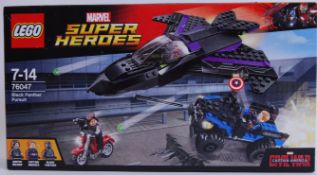 LEGO; A Lego DC Super Heroes 76047 ' Black Panther Pursuit ' set. Factory sealed and unopened.