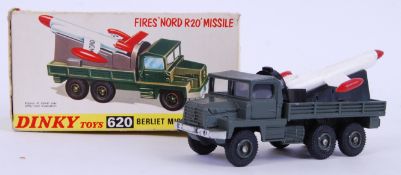 DINKY: An original vintage Dinky 620 Berliet Missile Launcher. Within the original box.